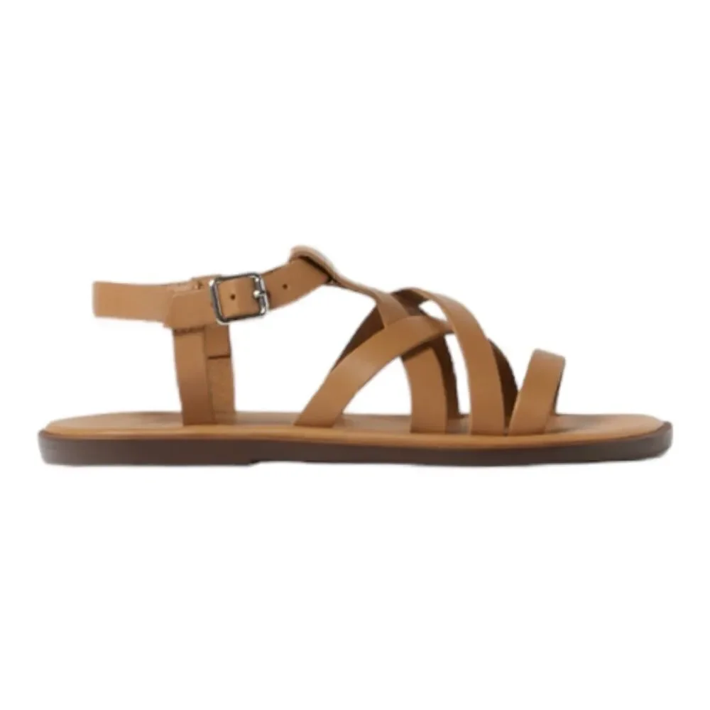 ZARA Kids | Brown | LEATHER SANDALS